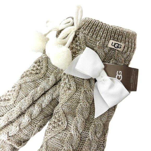 UGG Pom Pom Fleece Lined  Crew Sock Women’s Size 9-11 NWT - Picture 3 of 14